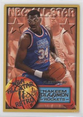 1996-97 Fleer - [Base] #279 - NBA All-Star Retro - Hakeem Olajuwon