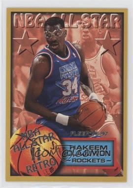 1996-97 Fleer - [Base] #279 - NBA All-Star Retro - Hakeem Olajuwon