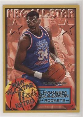 1996-97 Fleer - [Base] #279 - NBA All-Star Retro - Hakeem Olajuwon