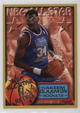 1996-97 Fleer - [Base] #279 - NBA All-Star Retro - Hakeem Olajuwon