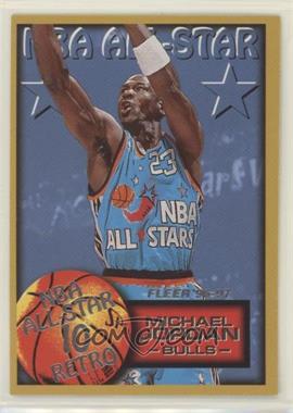 1996-97 Fleer - [Base] #282 - NBA All-Star Retro - Michael Jordan