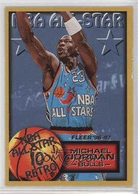 1996-97 Fleer - [Base] #282 - NBA All-Star Retro - Michael Jordan