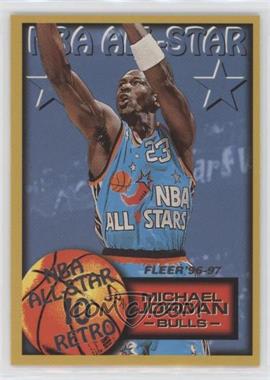 1996-97 Fleer - [Base] #282 - NBA All-Star Retro - Michael Jordan