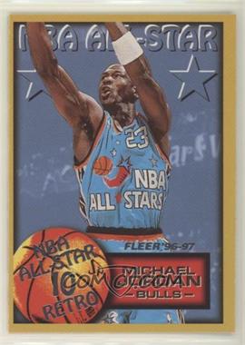 1996-97 Fleer - [Base] #282 - NBA All-Star Retro - Michael Jordan