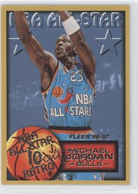 1996-97 Fleer - [Base] #282 - NBA All-Star Retro - Michael Jordan