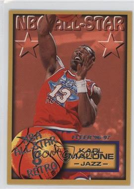 1996-97 Fleer - [Base] #284 - NBA All-Star Retro - Karl Malone