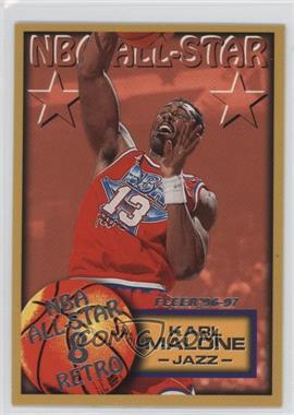 1996-97 Fleer - [Base] #284 - NBA All-Star Retro - Karl Malone