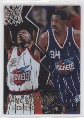 1996-97 Fleer - Game Breakers #5 - Clyde Drexler, Hakeem Olajuwon