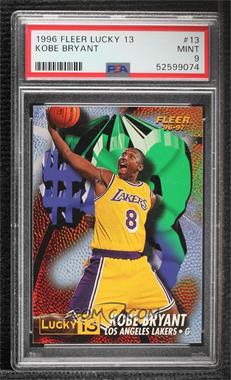 1996-97 Fleer - Prize Lucky 13 #13 - Kobe Bryant [PSA 9 MINT]