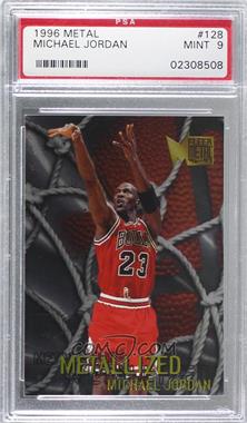 1996-97 Fleer Metal - [Base] #128 - Michael Jordan [PSA 9 MINT]