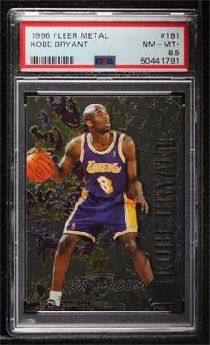 1996-97 Fleer Metal - [Base] #181 - Kobe Bryant [PSA 8.5 NM‑MT+]