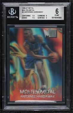 1996-97 Fleer Metal - Molten Metal #3 - Anfernee Hardaway [BGS 6 EX‑MT]