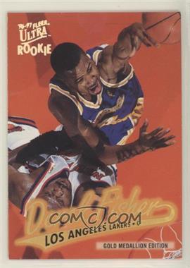 1996-97 Fleer Ultra - [Base] - Gold Medallion Edition #G-202 - Derek Fisher