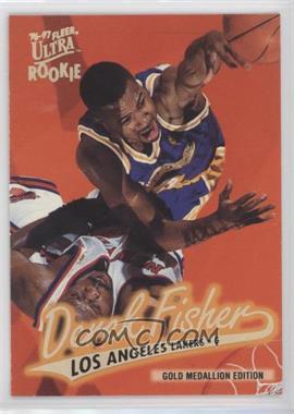 1996-97 Fleer Ultra - [Base] - Gold Medallion Edition #G-202 - Derek Fisher