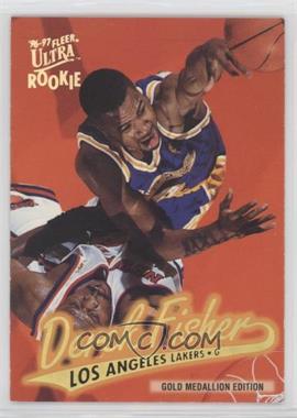 1996-97 Fleer Ultra - [Base] - Gold Medallion Edition #G-202 - Derek Fisher