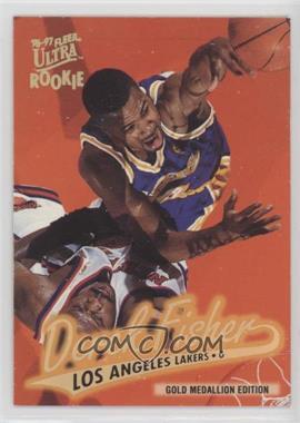 1996-97 Fleer Ultra - [Base] - Gold Medallion Edition #G-202 - Derek Fisher