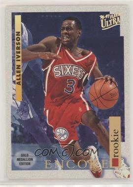 1996-97 Fleer Ultra - [Base] - Gold Medallion Edition #G-270 - Encore Rookies - Allen Iverson