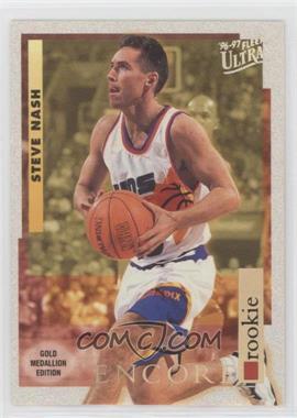 1996-97 Fleer Ultra - [Base] - Gold Medallion Edition #G-273 - Encore Rookies - Steve Nash