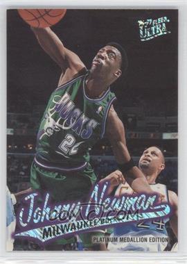 1996-97 Fleer Ultra - [Base] - Platinum Medallion Edition #P-211 - Johnny Newman