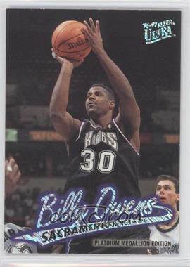 1996-97 Fleer Ultra - [Base] - Platinum Medallion Edition #P-240 - Billy Owens