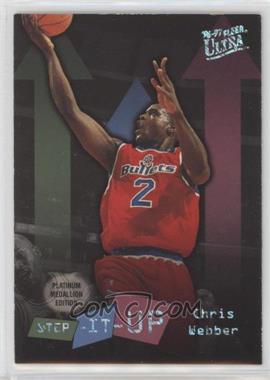 1996-97 Fleer Ultra - [Base] - Platinum Medallion Edition #P-288 - Step-It-Up - Chris Webber