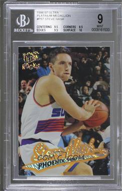 1996-97 Fleer Ultra - [Base] - Platinum Medallion Edition #P-87 - Steve Nash [BGS 9 MINT]