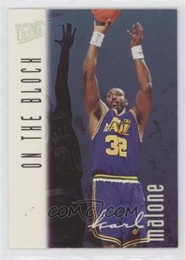 1996-97 Fleer Ultra - [Base] #130 - On the Block - Karl Malone [Noted]