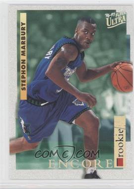 1996-97 Fleer Ultra - [Base] #272 - Encore Rookies - Stephon Marbury