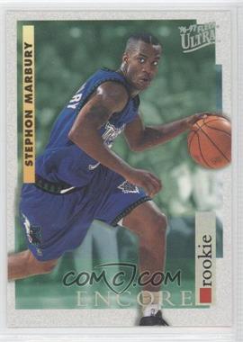 1996-97 Fleer Ultra - [Base] #272 - Encore Rookies - Stephon Marbury