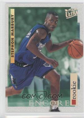 1996-97 Fleer Ultra - [Base] #272 - Encore Rookies - Stephon Marbury