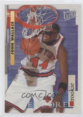 1996-97 Fleer Ultra - [Base] #277 - Encore Rookies - John Wallace