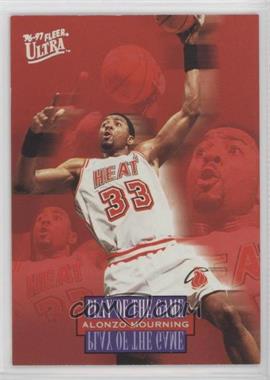 1996-97 Fleer Ultra - [Base] #295 - Play of the Game - Alonzo Mourning [EX to NM]