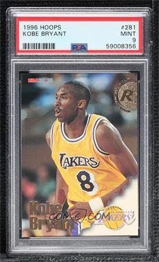 1996-97 NBA Hoops - [Base] #281 - Kobe Bryant [PSA 9 MINT]