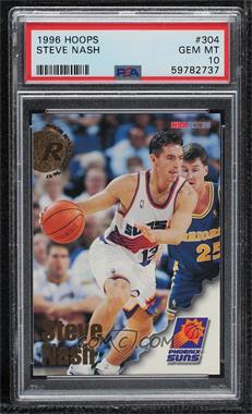 1996-97 NBA Hoops - [Base] #304 - Steve Nash [PSA 10 GEM MT]