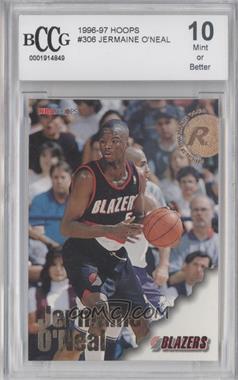 1996-97 NBA Hoops - [Base] #306 - Jermaine O'Neal [BCCG 10 Mint or Better]