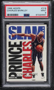 1996-97 NBA Hoops - [Base] #318 - Charles Barkley [PSA 9 MINT]
