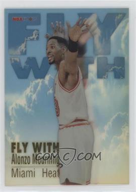 1996-97 NBA Hoops - Fly With #4 - Alonzo Mourning [Good to VG‑EX]