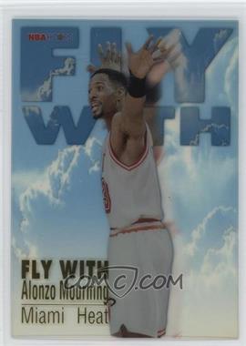 1996-97 NBA Hoops - Fly With #4 - Alonzo Mourning [Good to VG‑EX]