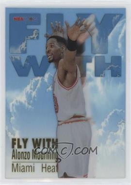1996-97 NBA Hoops - Fly With #4 - Alonzo Mourning