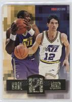 Karl Malone, John Stockton [EX to NM]