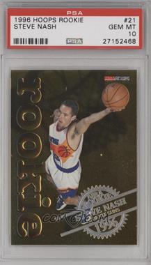 1996-97 NBA Hoops - NBA Rookie #21 - Steve Nash [PSA 10 GEM MT]