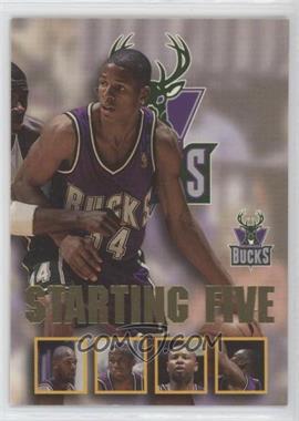 1996-97 NBA Hoops - Starting Five #15 - Ray Allen, Glenn Robinson, Sherman Douglas, Andrew Lang, Vin Baker (Milwaukee Bucks)