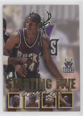 1996-97 NBA Hoops - Starting Five #15 - Ray Allen, Glenn Robinson, Sherman Douglas, Andrew Lang, Vin Baker (Milwaukee Bucks)