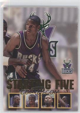 1996-97 NBA Hoops - Starting Five #15 - Ray Allen, Glenn Robinson, Sherman Douglas, Andrew Lang, Vin Baker (Milwaukee Bucks)