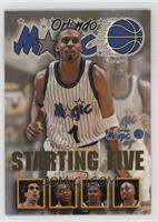 Anfernee Hardaway, Rony Seikaly, Nick Anderson, Horace Grant, Dennis Scott (Orl…