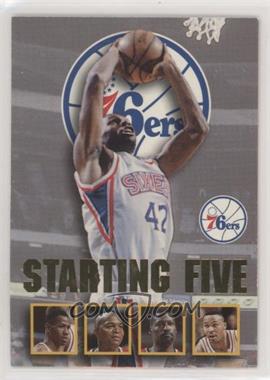 1996-97 NBA Hoops - Starting Five #20 - Jerry Stackhouse, Allen Iverson, Derrick Coleman, Michael Cage, Clarence Weatherspoon (Philadelphia 76ers)