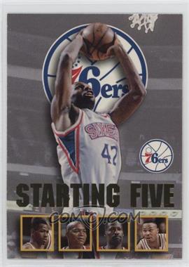 1996-97 NBA Hoops - Starting Five #20 - Jerry Stackhouse, Allen Iverson, Derrick Coleman, Michael Cage, Clarence Weatherspoon (Philadelphia 76ers)