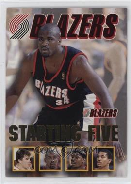 1996-97 NBA Hoops - Starting Five #22 - Isaiah Rider, Arvydas Sabonis, Kenny Anderson, Clifford Robinson, Rasheed Wallace (Portland Trail Blazers)