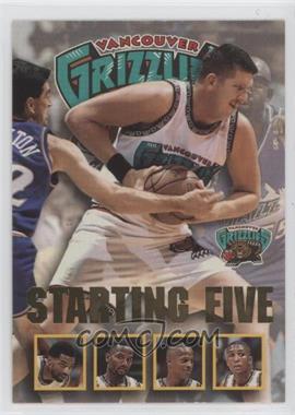 1996-97 NBA Hoops - Starting Five #28 - Bryant Reeves, Lee Mayberry, George Lynch, Anthony Peeler, Shareef Abdur-Rahim (Vancouver Grizzlies) [EX to NM]