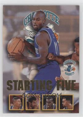 1996-97 NBA Hoops - Starting Five #3 - Glen Rice, Tyrone Bogues, Vlade Divac, Anthony Mason, Dell Curry (Charlotte Hornets)